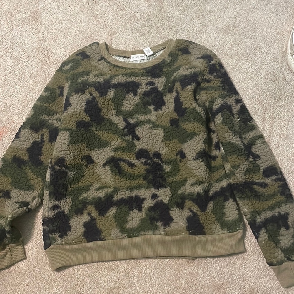 camo sweater